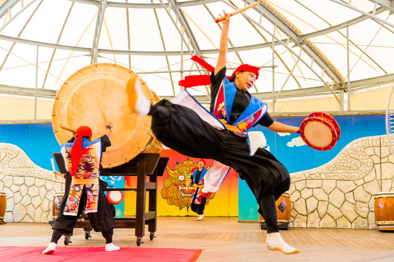Taiko drum performance – free admission (EISA Taiko Dance Plaza)