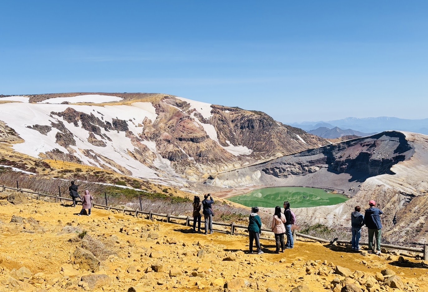 Tohoku Yamagata Day Tour: Ginzan Onsen, Zao Ropeway, Okama Crater, Fruit Picking & Special Lunch (Departing from Sendai)